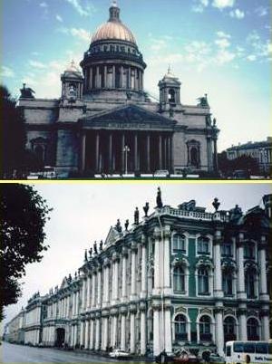 St Isaac's Cathedral; the Hermitage Museum